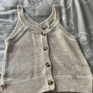 Madewell chunky knit tank XS